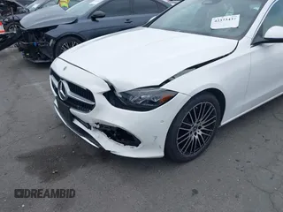 2023 Mercedes-Benz C 300 with VIN W1KAF4GB7PR092981, listed as a IAAI auction lot 42373437 with 18,028 mi miles and . Bid and sale history available at DreamBid. Image 6.
