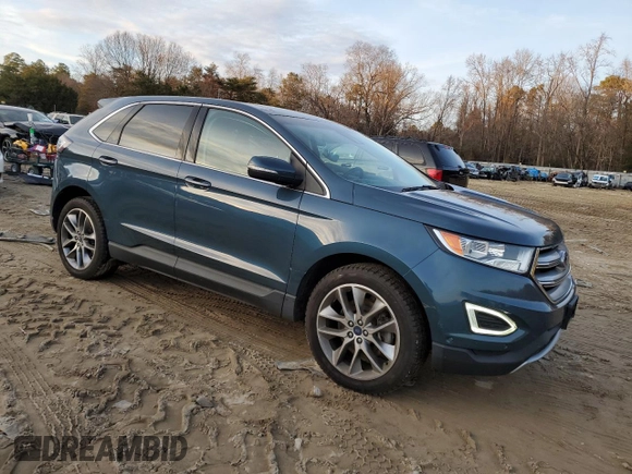 2016 Ford Edge Titanium with VIN 2FMPK4K92GBB56511, listed as a Copart auction lot 85654534 with 78,072 mi miles and Salvage Title. Bid and sale history available at carsss.com. Image 4.