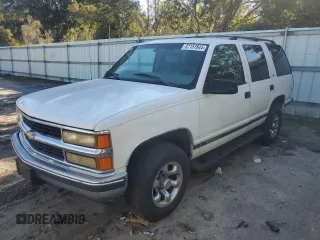 1998 Chevrolet Tahoe z VIN 1GNEK13R1WJ337920, wystawiony jako Copart lot #87157844 z przebiegiem 207 952 mil mil oraz Czysty tytuł • Clean title. Historia ofert i sprzedaży dostępna na DreamBid. Obrazek 1.
