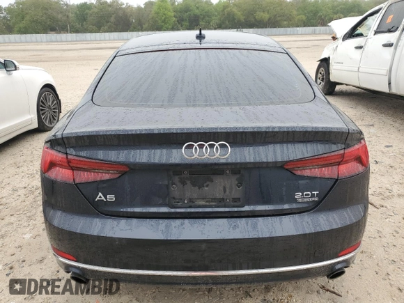 2018 Audi A5 Sportback Premium Plus with VIN WAUBNCF5XJA134697, listed as a Copart auction lot 45027994 with 48,499 mi miles. Bid and sale history available at carsss.com. Image 6.