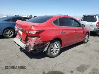 2018 Nissan Sentra SV with VIN 3N1AB7AP4JL618206, listed as a Copart auction lot 51290705 with 91,403 mi miles and Salvage Title. Bid and sale history available at DreamBid. Image 3.