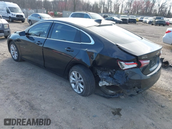 2022 Chevrolet Malibu LT with VIN 1G1ZD5ST4NF173503, listed as a IAAI auction lot 41909291 with 72,442 mi miles and . Bid and sale history available at DreamBid. Image 3.