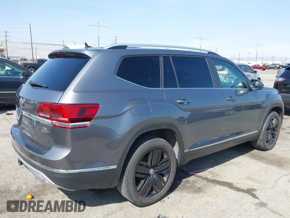 2019 Volkswagen Atlas SEL with VIN 1V2MR2CA7KC507646, listed as a IAAI auction lot 41978913 with 91,221 mi miles and . Bid and sale history available at DreamBid. Image 4.
