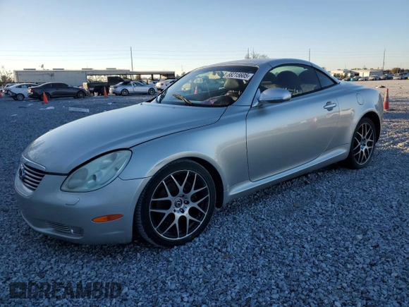 2003 Lexus SC 430 z VIN JTHFN48Y830043145, wystawiony jako Copart lot #88215605 z przebiegiem Nie podano mil oraz Nie do naprawy. Historia ofert i sprzedaży dostępna na DreamBid. Obrazek 1.
