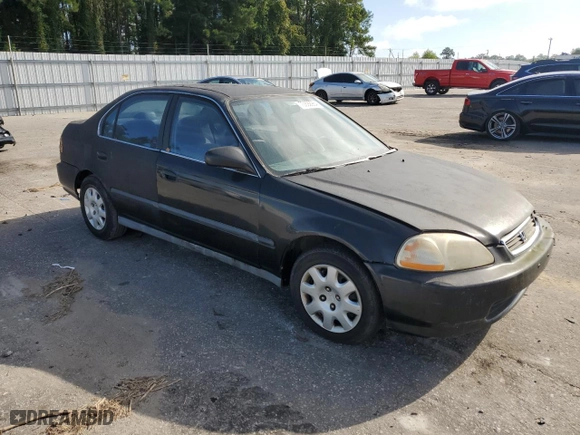1998 Honda Civic LX with VIN 1HGEJ667XWL050908, listed as a Copart auction lot 73692984 with 230,311 mi miles and Clean Title. Bid and sale history available at carsss.com. Image 4.
