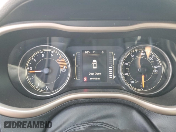 2017 Jeep Cherokee Sport with VIN 1C4PJMAS4HW628347, listed as a Copart auction lot 52461225 with 114,045 mi miles and Clean Title. Bid and sale history available at carsss.com. Image 9.