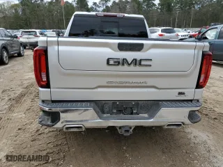 2021 GMC Sierra 1500 SLT with VIN 3GTU9DET2MG283410, listed as a Copart auction lot 87686155 with 96,020 mi miles and Salvage Title. Bid and sale history available at carsss.com. Image 6.