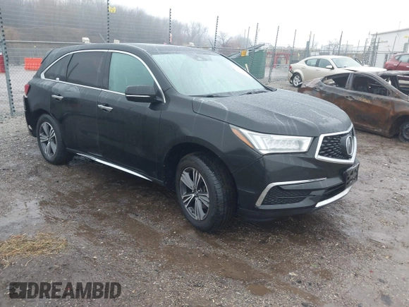 2017 Acura MDX with VIN 5J8YD4H30HL004722, listed as a IAAI auction lot 41204272 with 195,015 mi miles. Bid and sale history available at carsss.com. Image 1.