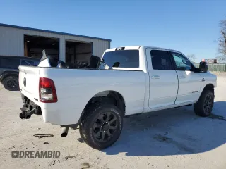 2024 Ram 2500 Big Horn with VIN 3C6UR5DL9RG270238, listed as a Copart auction lot 84895504 with 1,337 mi miles and Salvage title. Bid and sale history available at DreamBid. Image 3.