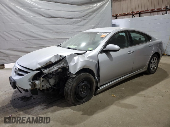 2012 Mazda 6 i Sport with VIN 1YVHZ8BH3C5M33257, listed as a Copart auction lot 56975445 with Not provided miles and Salvage title. Bid and sale history available at DreamBid. Image 1.