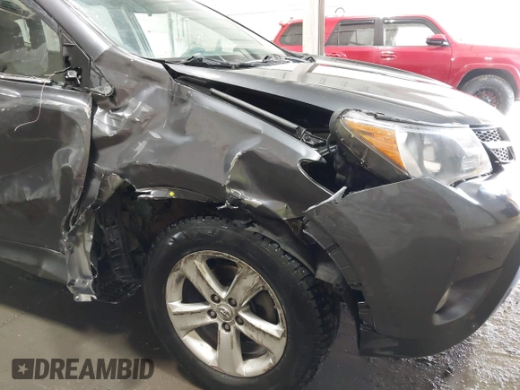 2013 Toyota RAV4 XLE with VIN JTMRFREV2DD027259, listed as a IAAI auction lot 41945054 with 116,513 mi miles and . Bid and sale history available at carsss.com. Image 6.