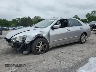 2007 Honda Accord EX с VIN 1HGCM56737A088874, выставлен на аукционе Copart как лот 55897415 с пробегом 223 747 миль миль и Списание • Salvage title. История ставок и продаж доступна на DreamBid. Изображение 1.