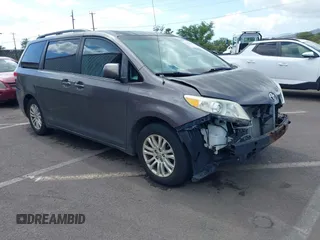 2013 Toyota Sienna XLE AAS with VIN 5TDYK3DC4DS363908, listed as a IAAI auction lot 42360224 with 110,469 mi miles and . Bid and sale history available at DreamBid. Image 1.