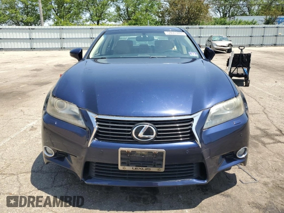 2013 Lexus GS 350 with VIN JTHCE1BL2D5013187, listed as a Copart auction lot 58663405 with 90,526 mi miles and Salvage title. Bid and sale history available at DreamBid. Image 5.