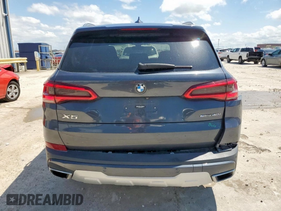 2020 BMW X5 sDrive40i with VIN 5UXCR4C01L9B35432, listed as a Copart auction lot 54367635 with 63,077 mi miles and Salvage title. Bid and sale history available at DreamBid. Image 6.