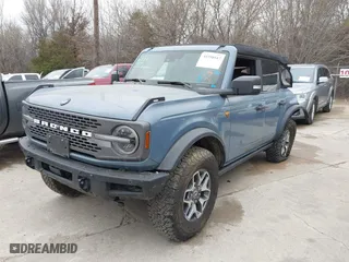 2024 Ford Bronco Badlands with VIN 1FMEE9BP9RLA24861, listed as a IAAI auction lot 41750517 with 8,269 mi miles. Bid and sale history available at carsss.com. Image 2.