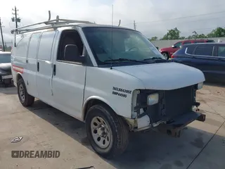 2012 Chevrolet Express Cargo with VIN 1GCSGAFX3C1119397, listed as a IAAI auction lot 42092709 with 190,851 mi miles and . Bid and sale history available at DreamBid. Image 1.