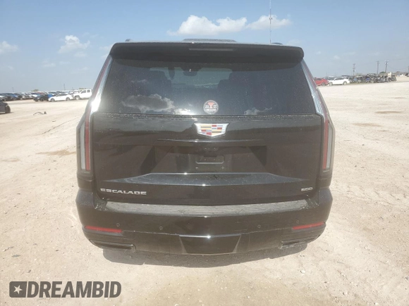 2025 Cadillac Escalade z VIN 1GYS9GRL2SR150916, wystawiony jako Copart lot #54397255 z przebiegiem 3 650 mil mil oraz Szkoda całkowita • Salvage title. Historia ofert i sprzedaży dostępna na DreamBid. Obrazek 6.