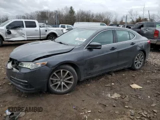 2015 Acura TLX V6 Tech with VIN 19UUB2F54FA015793, listed as a Copart auction lot 47368765 with 67,606 mi miles and Salvage Title. Bid and sale history available at carsss.com. Image 1.