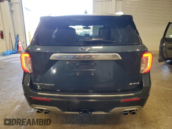 2022 Ford Explorer Platinum with VIN 1FM5K8HC1NGB67474, listed as a Copart auction lot 87109604 with 49,117 mi miles and Salvage Title. Bid and sale history available at carsss.com. Image 6.