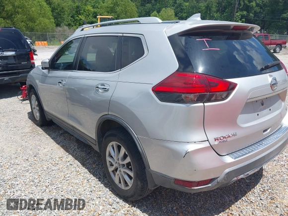2017 Nissan Rogue SV with VIN KNMAT2MT7HP554571, listed as a IAAI auction lot 42543238 with 71,292 mi miles and . Bid and sale history available at DreamBid. Image 3.