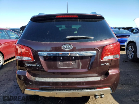 2013 Kia Sorento SX with VIN 5XYKWDA20DG318621, listed as a Copart auction lot 49389175 with 168,411 mi miles and Clean Title. Bid and sale history available at carsss.com. Image 6.