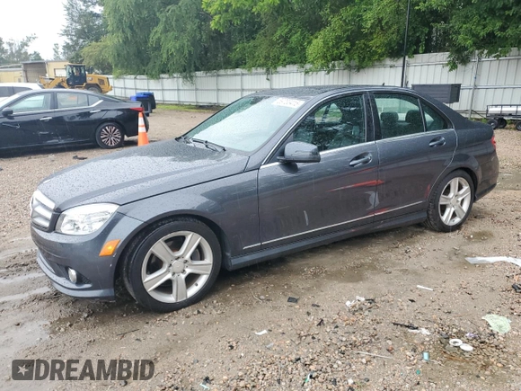 2010 Mercedes-Benz C 300 Sport with VIN WDDGF5EB2AR123709, listed as a Copart auction lot 59733415 with 169,313 mi miles and Salvage title. Bid and sale history available at DreamBid. Image 1.