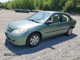 2004 Honda Civic VP with VIN 2HGES163X4H596406, listed as a Copart auction lot 59620085 with 134,073 mi miles and Salvage title. Bid and sale history available at DreamBid. Image 1.