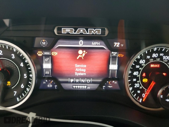 2021 Ram 1500 Big Horn with VIN 1C6RREBT5MN574868, listed as a Copart auction lot 56303495 with 119,058 mi miles and Salvage title. Bid and sale history available at DreamBid. Image 9.