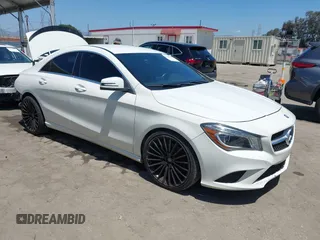 2014 Mercedes-Benz CLA 250 with VIN WDDSJ4EB9EN045087, listed as a IAAI auction lot 42228667 with 101,680 mi miles and . Bid and sale history available at DreamBid. Image 1.