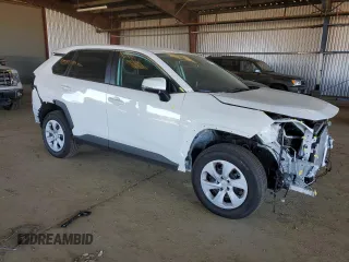 2024 Toyota RAV4 LE with VIN 2T3K1RFV2RC282195, listed as a Copart auction lot 42777655 with 4,836 mi miles and Salvage Title. Bid and sale history available at carsss.com. Image 4.