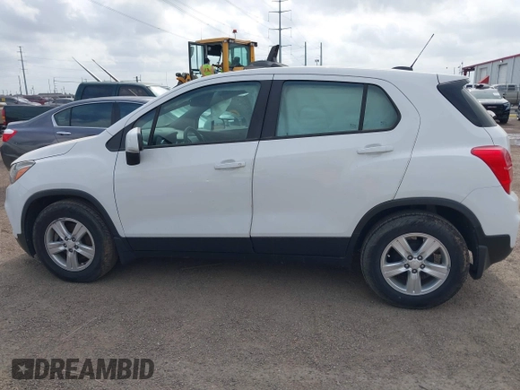 2020 Chevrolet Trax LS with VIN 3GNCJKSB2LL150095, listed as a IAAI auction lot 42070330 with 46,773 mi miles and . Bid and sale history available at DreamBid. Image 14.
