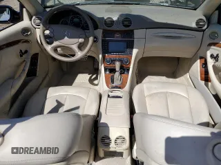 2008 Mercedes-Benz CLK 350 with VIN WDBTK56F18T089313, listed as a Copart auction lot 49496485 with 101,711 mi miles and Salvage title. Bid and sale history available at DreamBid. Image 8.