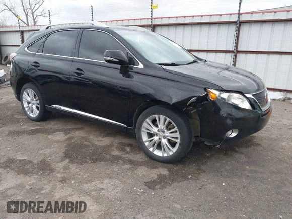 2010 Lexus RX 450h with VIN JTJBC1BA0A2029383, listed as a IAAI auction lot 41836107 with 223,058 mi miles and . Bid and sale history available at DreamBid. Image 1.