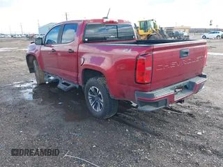 2021 Chevrolet Colorado 2WD Z71 with VIN 1GCGSDEN0M1107165, listed as a IAAI auction lot 42211981 with 115,906 mi miles and . Bid and sale history available at DreamBid. Image 3.