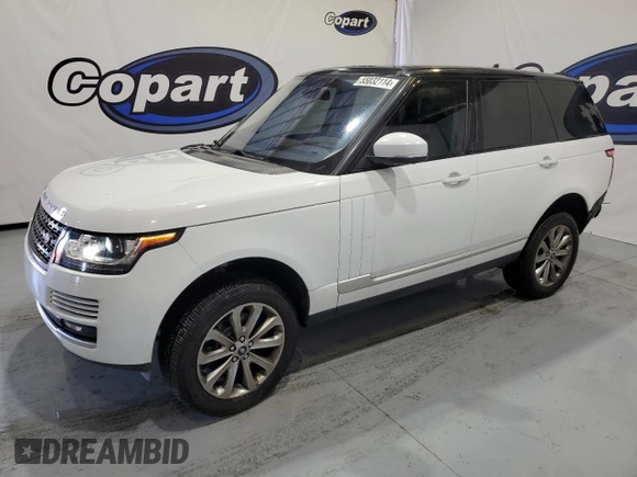 2016 Land Rover Range Rover with VIN SALGR2KF0GA318716, listed as a Copart auction lot 55032114 with 67,737 mi miles and Salvage Title. Bid and sale history available at DreamBid. Image 1.