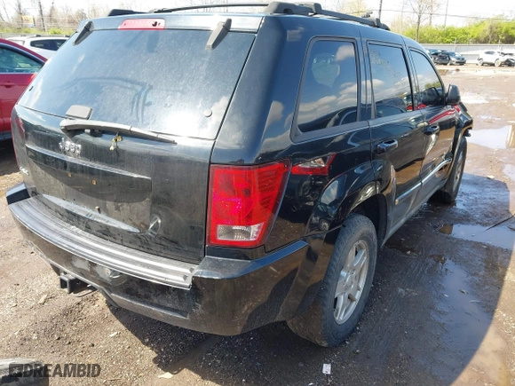 2007 Jeep Grand Cherokee Laredo with VIN 1J8GR48K57C519919, listed as a IAAI auction lot 42016344 with 190,132 mi miles. Bid and sale history available at carsss.com. Image 4.