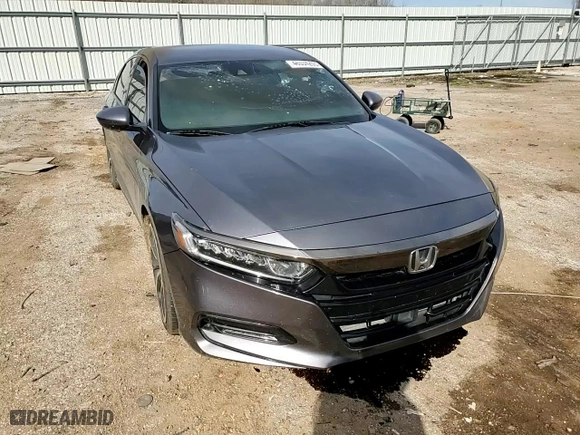 2019 Honda Accord Sedan Sport 1.5T with VIN 1HGCV1F35KA019888, listed as a Copart auction lot 46534255 with 0 mi miles and Salvage Title. Bid and sale history available at carsss.com. Image 10.