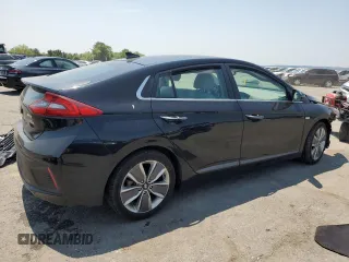 2017 Hyundai Ioniq Limited z VIN KMHC85LC4HU021247, wystawiony jako Copart lot #59724515 z przebiegiem Nie podano mil oraz Szkoda całkowita • Salvage title. Historia ofert i sprzedaży dostępna na DreamBid. Obrazek 3.