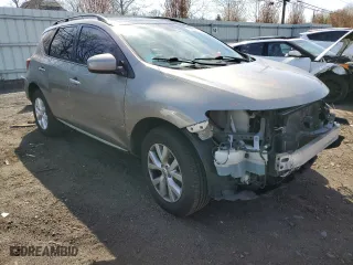 2012 Nissan Murano LE with VIN JN8AZ1MW7CW206212, listed as a Copart auction lot 53796185 with 177,457 mi miles and Salvage Title. Bid and sale history available at carsss.com. Image 4.