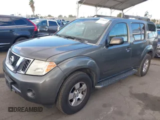 2008 Nissan Pathfinder SE with VIN 5N1AR18U88C606823, listed as a IAAI auction lot 41266052 with 158,182 mi miles. Bid and sale history available at carsss.com. Image 17.