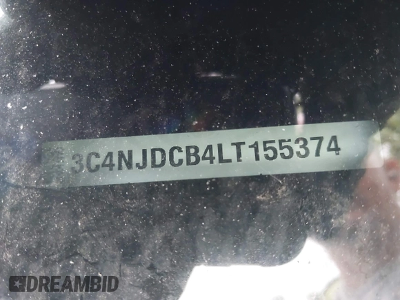 2020 Jeep Compass Limited with VIN 3C4NJDCB4LT155374, listed as a IAAI auction lot 42437611 with 43,867 mi miles and . Bid and sale history available at DreamBid. Image 17.
