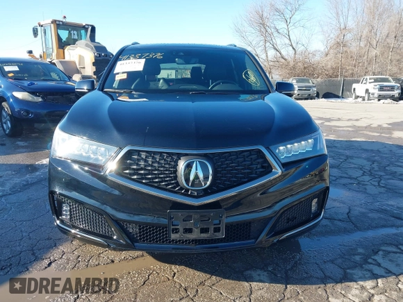 2020 Acura MDX w/Technology/A-Spec Pkg with VIN 5J8YD4H04LL029623, listed as a IAAI auction lot 41337376 with 62,816 mi miles. Bid and sale history available at carsss.com. Image 13.