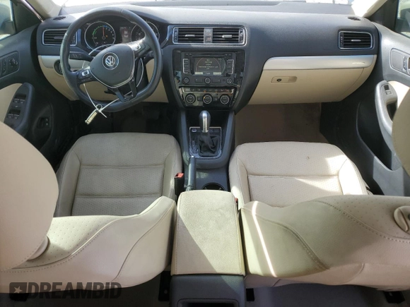 2015 Volkswagen Jetta Sedan Hybrid SEL Premium with VIN 3VW637AJXFM427884, listed as a Copart auction lot 49460505 with 58,950 mi miles and Salvage Title. Bid and sale history available at carsss.com. Image 8.