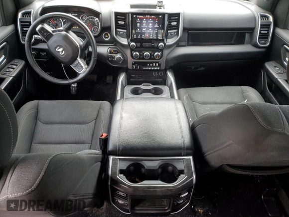 2019 Ram 1500 Big Horn/Lone Star with VIN 1C6SRFFTXKN782694, listed as a Copart auction lot 53990145 with 94,879 mi miles and Salvage Title. Bid and sale history available at carsss.com. Image 8.