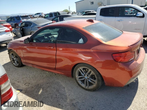 2018 BMW 2 Series 230i with VIN WBA2J1C57JVD09245, listed as a Copart auction lot 58095484 with 77,407 mi miles and Salvage Title. Bid and sale history available at carsss.com. Image 2.