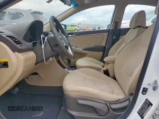 2012 Hyundai Accent GLS with VIN KMHCU4AEXCU069242, listed as a Copart auction lot 61475315 with 136,591 mi miles and Salvage title. Bid and sale history available at DreamBid. Image 7.