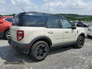 2025 Ford Bronco Sport Outer Banks with VIN 3FMCR9CN3SRE17092, listed as a Copart auction lot 60198245 with 245 mi miles and Salvage title. Bid and sale history available at DreamBid. Image 3.