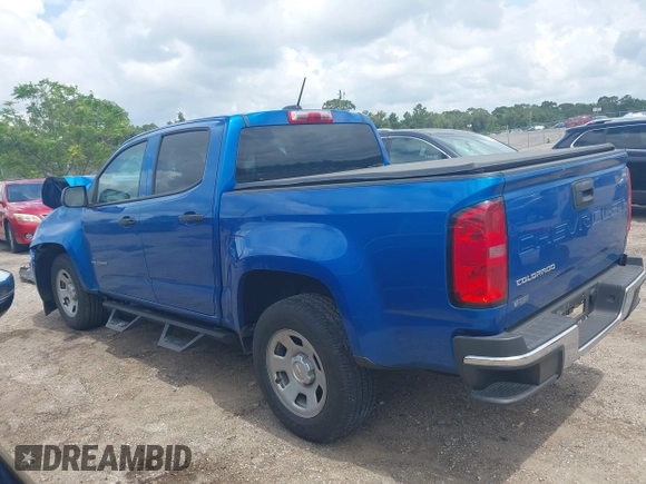 2022 Chevrolet Colorado 2WD Work Truck with VIN 1GCGSBEA1N1302338, listed as a IAAI auction lot 42388100 with 34,422 mi miles and . Bid and sale history available at DreamBid. Image 14.