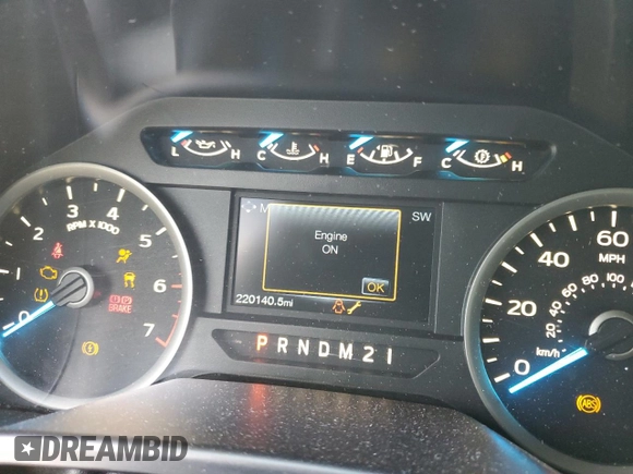 2016 Ford F-150 XL with VIN 1FTEX1CP1GKF29472, listed as a Copart auction lot 44774135 with 220,140 mi miles and Salvage Title. Bid and sale history available at carsss.com. Image 9.